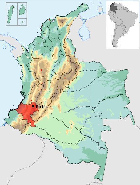 Cauca Map